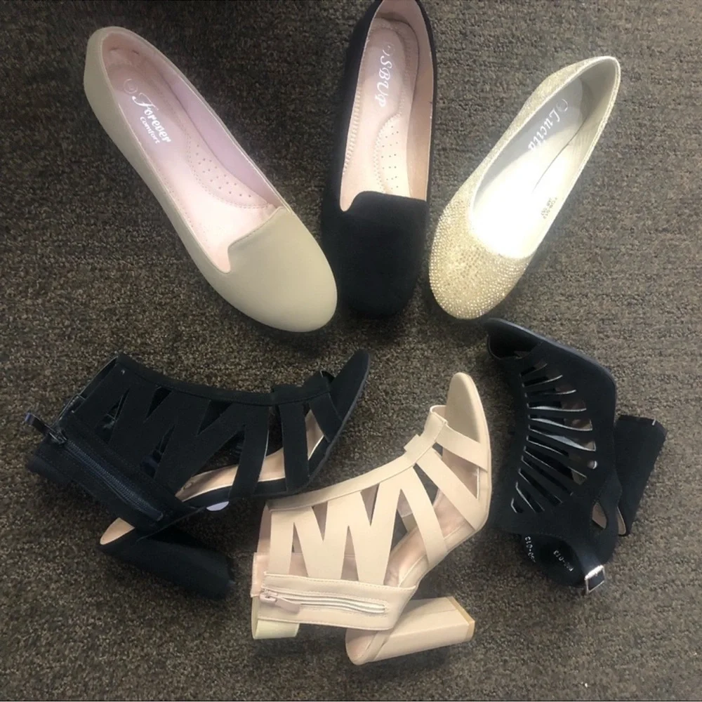 Reseller Box of 5 pair of shoes totally new